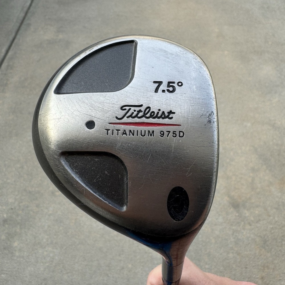 Titleist 975D 7.5 Driver Titanium Grafalloy ProLite Graphite Shaft RH S Flex 46"